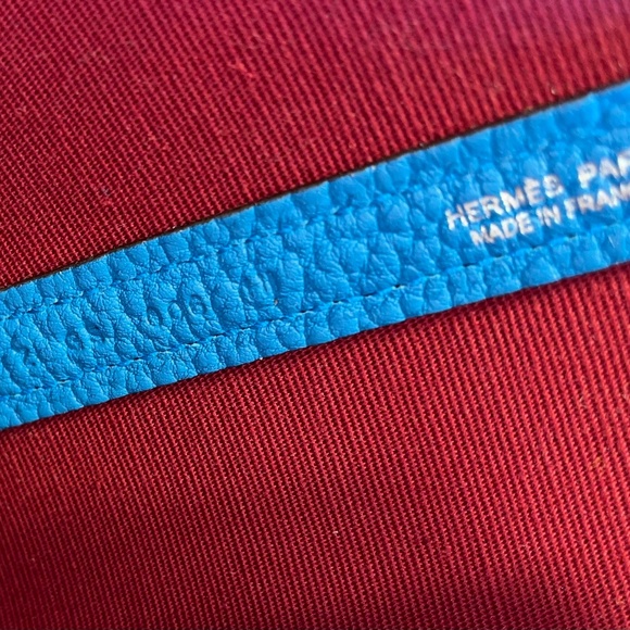 Hermes Garden File 28 Verso Bleu Zanzibar/Rubis w/box - Picture 5 of 9